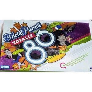 Trivial Pursuit Totally 80s Board Game 2005 Parker Bros Complete Retro Fun